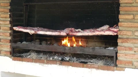 Barbecue closeup. Vídeos de archivo 64104926