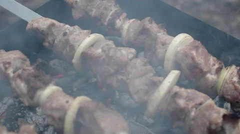 Barbecue Cooking Stock Footage 62526175