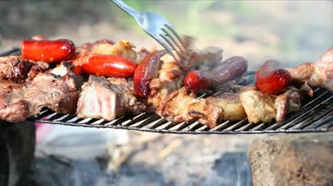 Barbecue Stock Footage 24638603