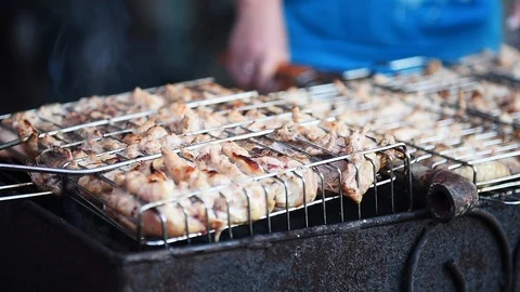 Barbecue Stock Footage 90073204