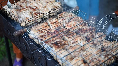 Barbecue Stock Footage 90073264