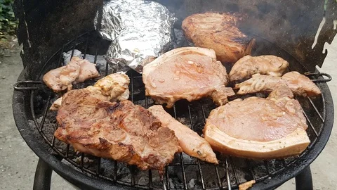 Barbecue Video stock 130059654