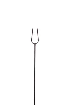 Barbecue fork on white background Stock Photos
