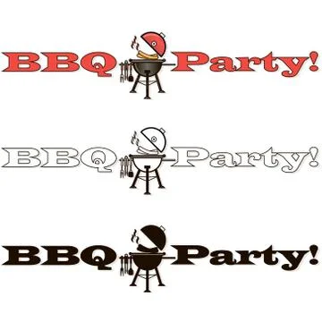 Barbecue, grill, bbq steak vector signes and emblems. Illustration of bbq  an Stock Illustration