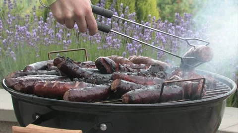Barbecue grill Stock Footage 11843858