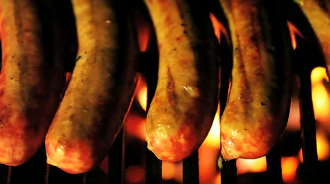 Barbecue grill Stock Footage 32707119