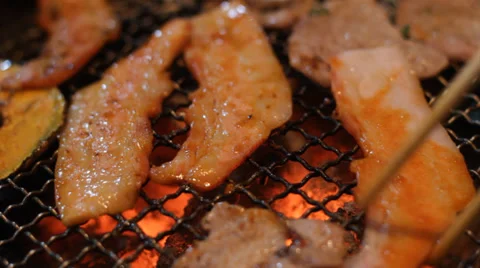 Barbecue Grill Stock Footage 36595818