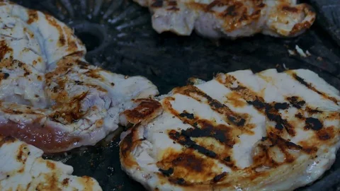 Barbecue on the grill. Stock-Footage 75622057