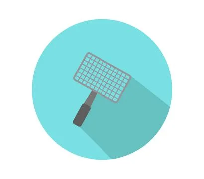 Barbecue grill icon illustrated in vector on white background 库存插图