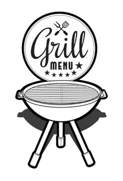 Barbecue grill Stock Illustration