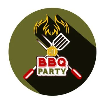 Barbecue grill Stock Illustration