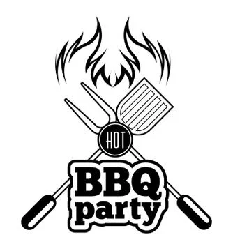 Barbecue grill Illustrazione stock