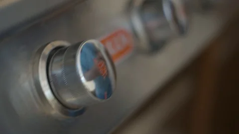 Barbecue Grill Knobs Stock Footage 93161017