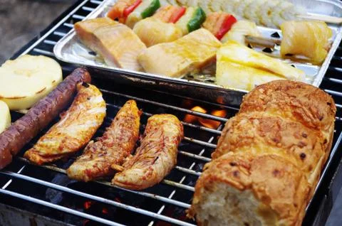 Barbecue grill Stock Photos