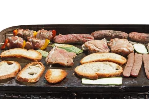 Barbecue isolated Stock Photos