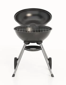 Barbecue isolated on white background. 3D illustration Stock Illustration