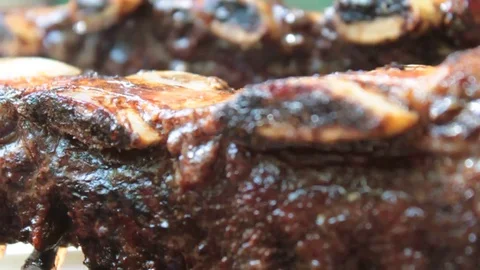 Barbecue meat 06 Video stock 78016278