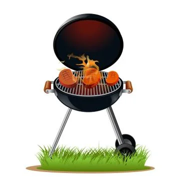 Barbecue meat Stock Illustration