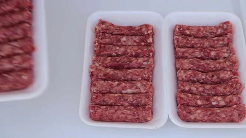 Barbecue Meat Ready For Grill Stock Footage 74024445