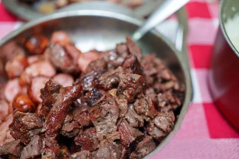 Barbecue meats Stock Photos