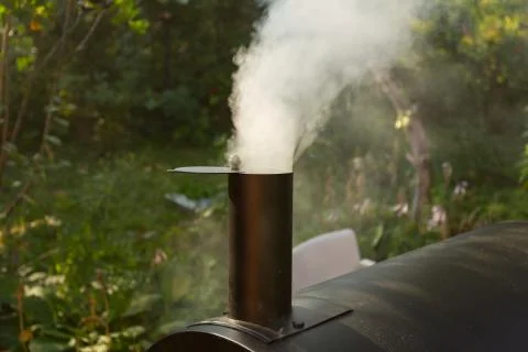 Barbecue on the nature Stock Photos