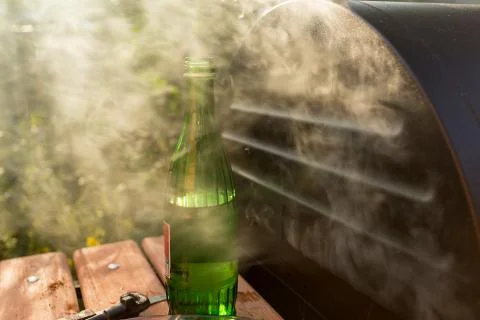 Barbecue on the nature Foto stock