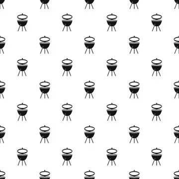 Barbecue pattern Stock Illustration