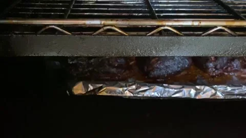 Barbecue Pork Vídeo Stock 135042054