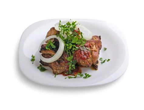 Barbecue pork Stock Photos