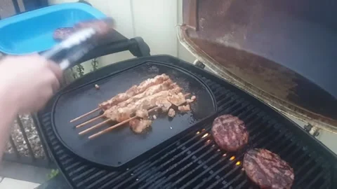 Barbecue Rissole Stock Footage 245238151