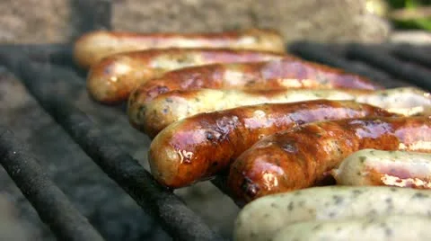 Barbecue Sausages Видео 10896765