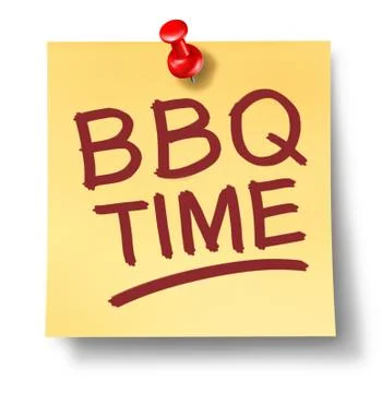 Barbecue sign Stock Illustration