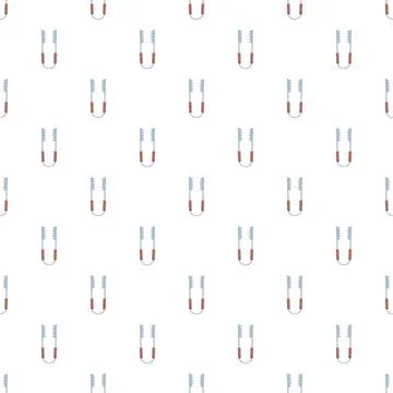 Barbecue tongs seamless pattern creating kitchen utensil background Stock Illustration