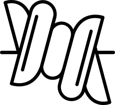Barbed Line Icon Design Stock Illustration