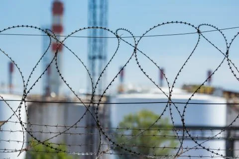 Barbed tape Stock Photos