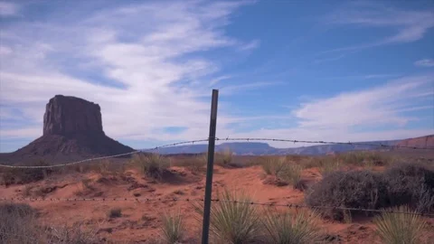 Barbed Wire in the American West Stock Footage 83316422