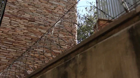 Barbed wire Stock Footage 51452417