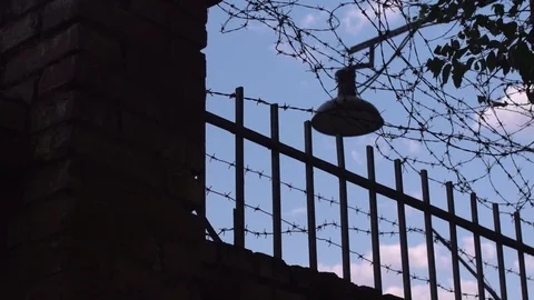 Barbed wire Stock-Footage 79600159