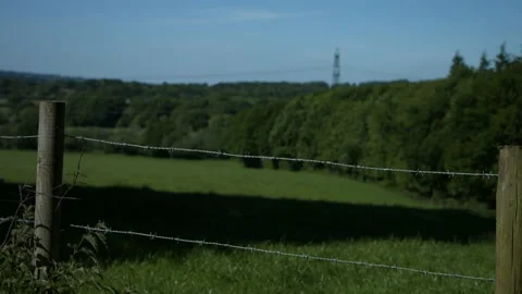 Barbed wire Video stock 133447999