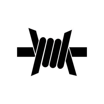 Barbed wire icon. High quality black style vector icons Stock Illustration