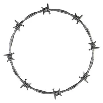 Barbed wire 스톡 일러스트