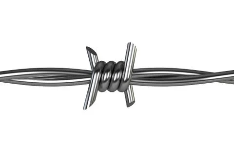 Barbed wire Stock Illustration