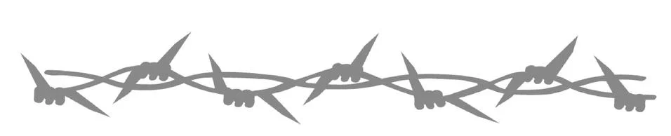 Barbed Wire Stock-Illustration