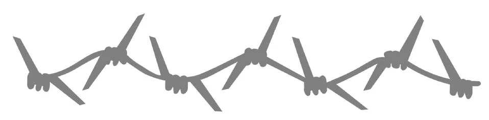 Barbed Wire Stock Illustration