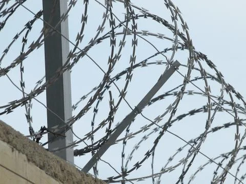 Barbed wire Stock Photos