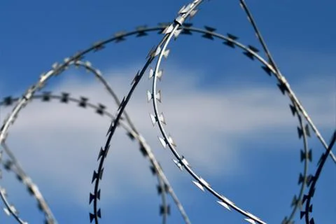 Barbed wire Stock Photos