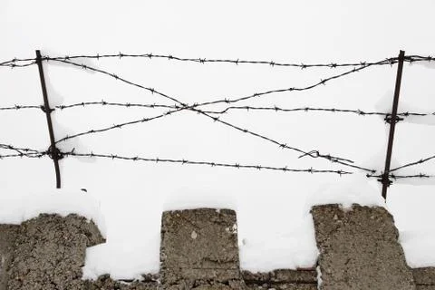 Barbed wire Stock Photos