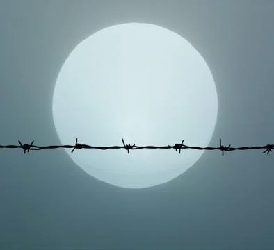 Barbed wire Stock Photos