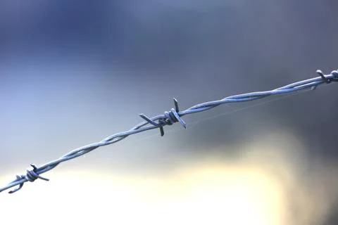 Barbed wire Stock Photos