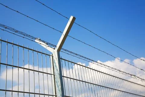 Barbed wire Stock Photos